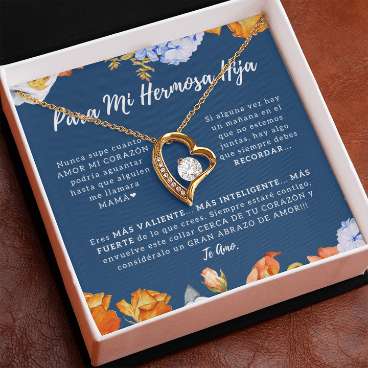 Regalo para hija | Mi razón de vivir | Collar Amor eterno