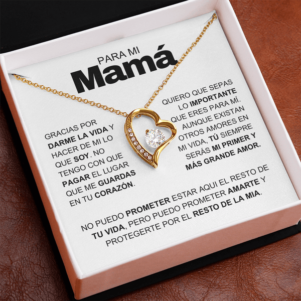 Regalo Para Madre | En tu corazón | Collar Cadena Para Siempre