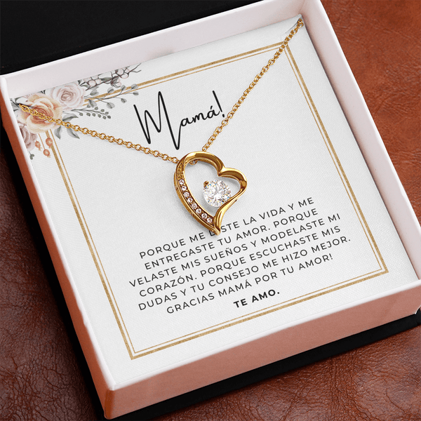 Regalo Para Madre | Gracias Mamá | Collar Cadena Para Siempre