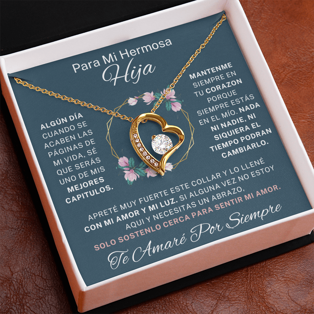 Regalo para hija | Un amor para siempre | Collar Amor eterno