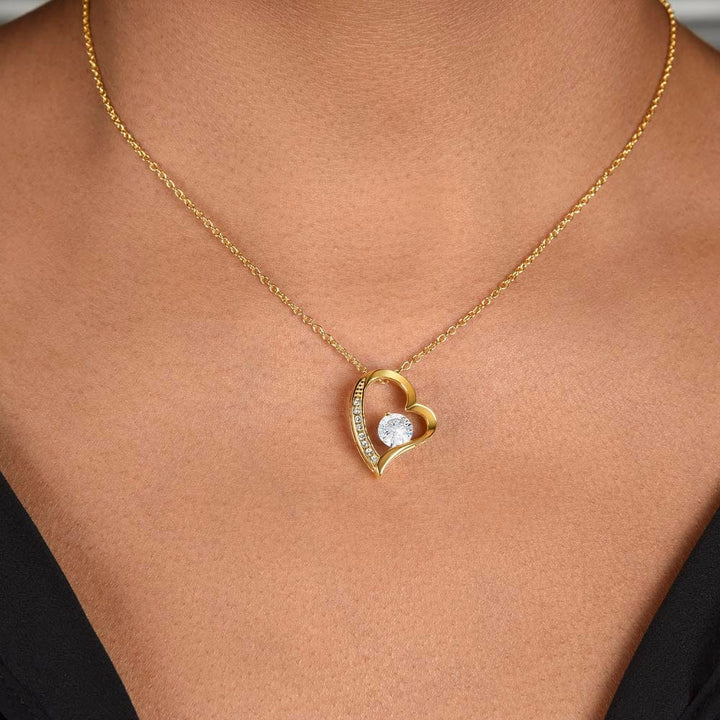 Regalo para hija | Siempre en mi corazón | Collar Amor eterno