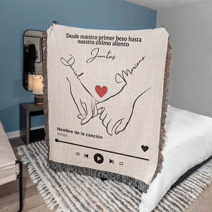 Regalo para esposa/novia | Juntos para siempre | Manta