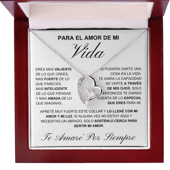 Regalo Para Novia/Esposa | PROMOCIÓN NAVIDAD | Collar Amor para siempre y Aretes de Zirconia Cúbica