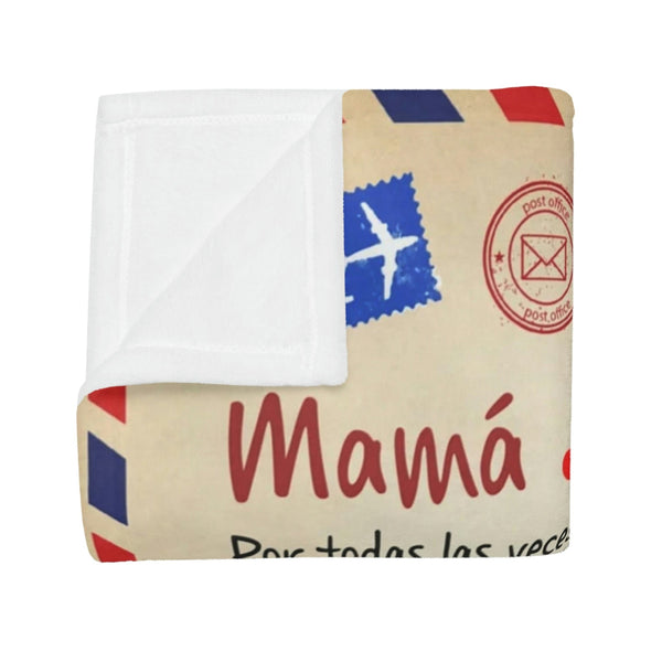 Para Mamá - Manta de Tarjeta Postal