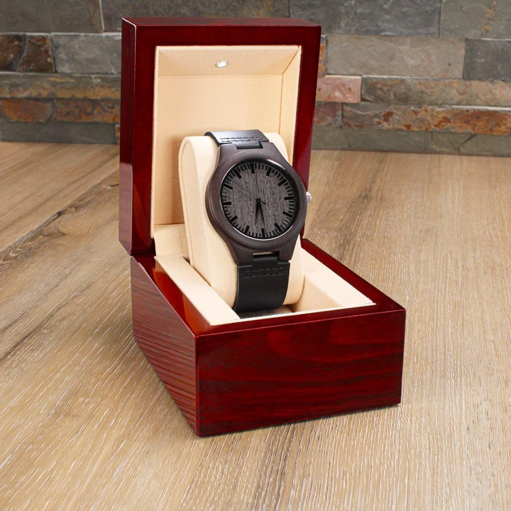 Regalo Para Papa | El Mejor Papá | Reloj de Madera