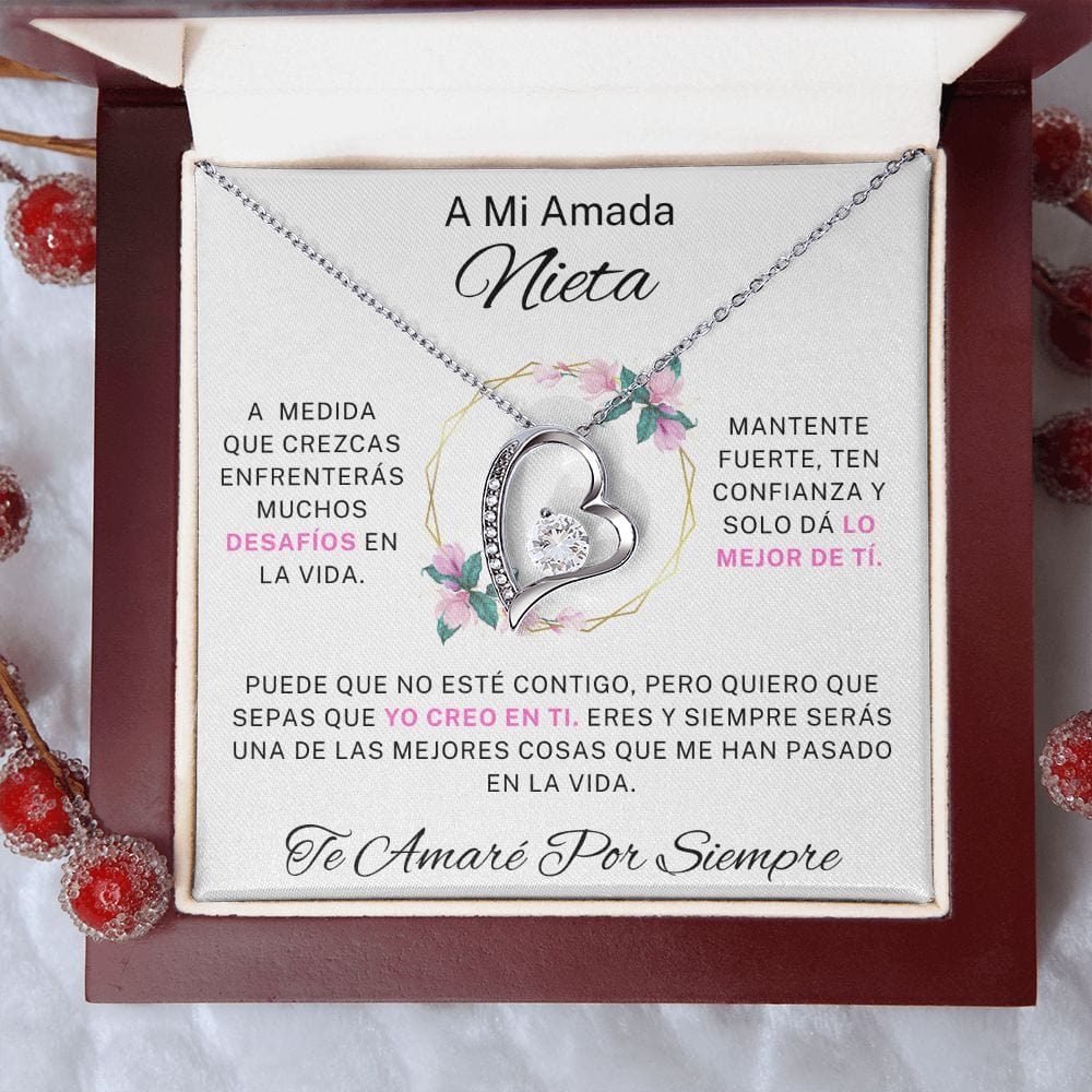 A Mi Amada Nieta - Forever Love Necklace - 154FL