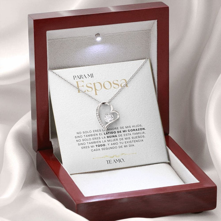 Regalo Para Esposa | Mi latido del corazón | Collar Amor para siempre