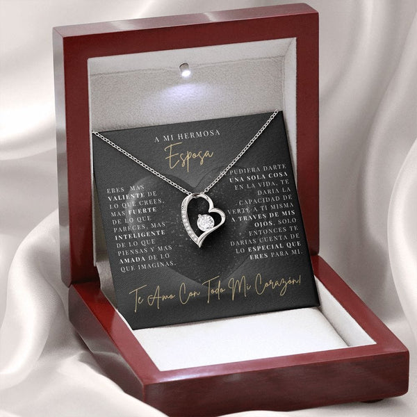 Regalo Para Esposa | Eres mi todo | Collar Amor para siempre