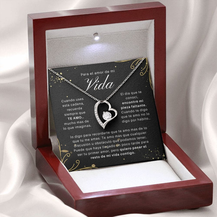 Regalo Para Novia/Esposa | Te Amo Mucho | Collar Amor para siempre