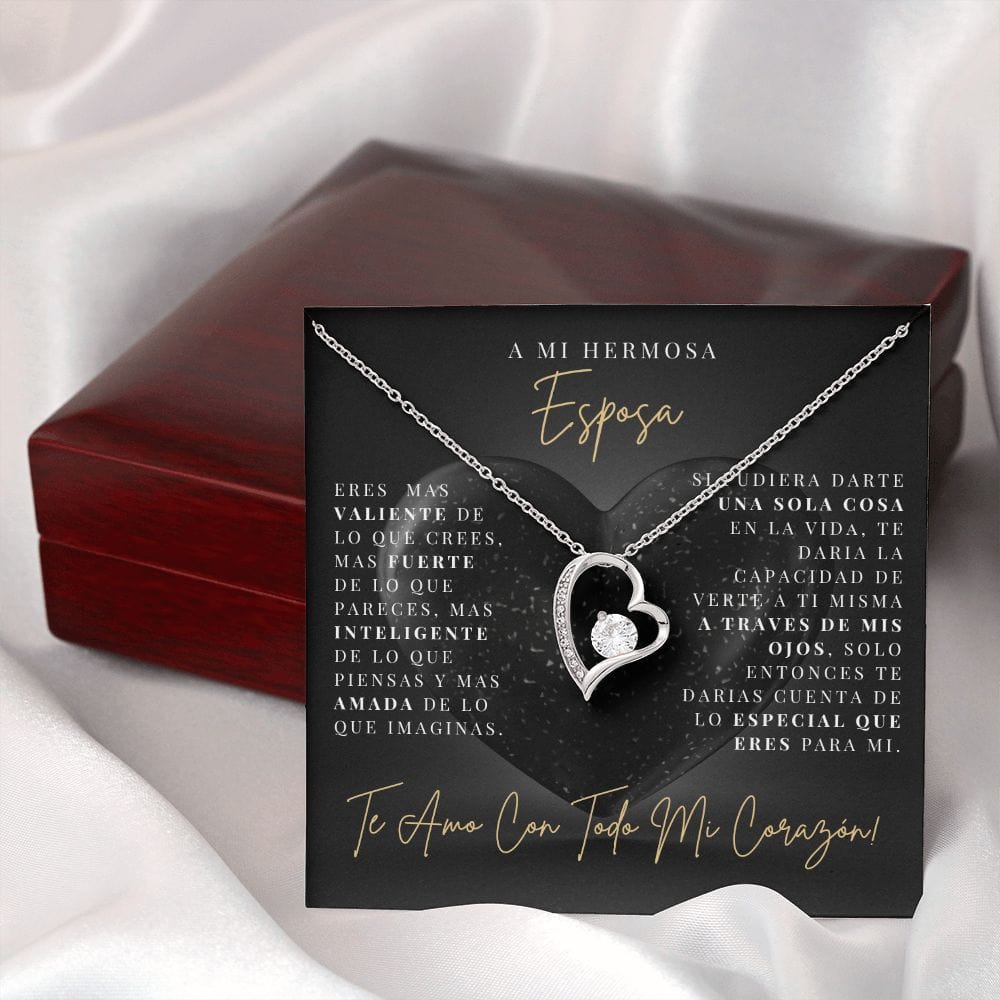 Regalo Para Esposa | Eres mi todo | Collar Amor para siempre