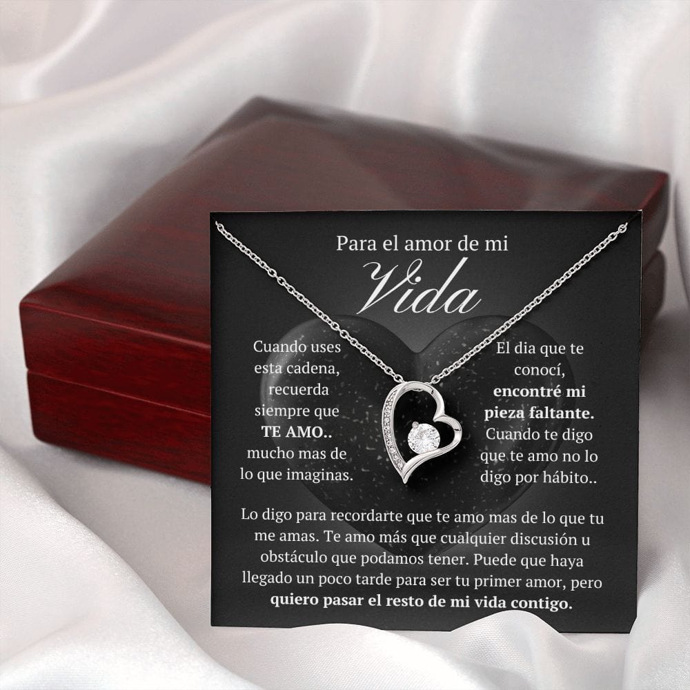 Regalo Para Novia/Esposa | El Amor De Mi Vida | Collar Amor para siempre