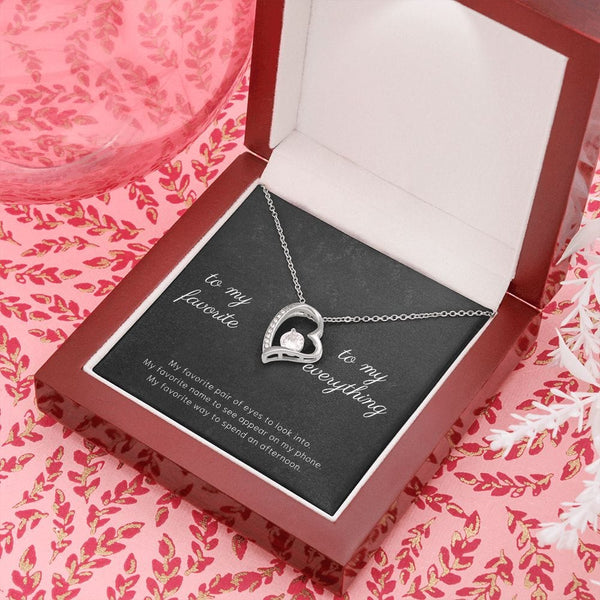 To My Favorite - My Favorite Pair Of Eyes - Forever Love Necklace