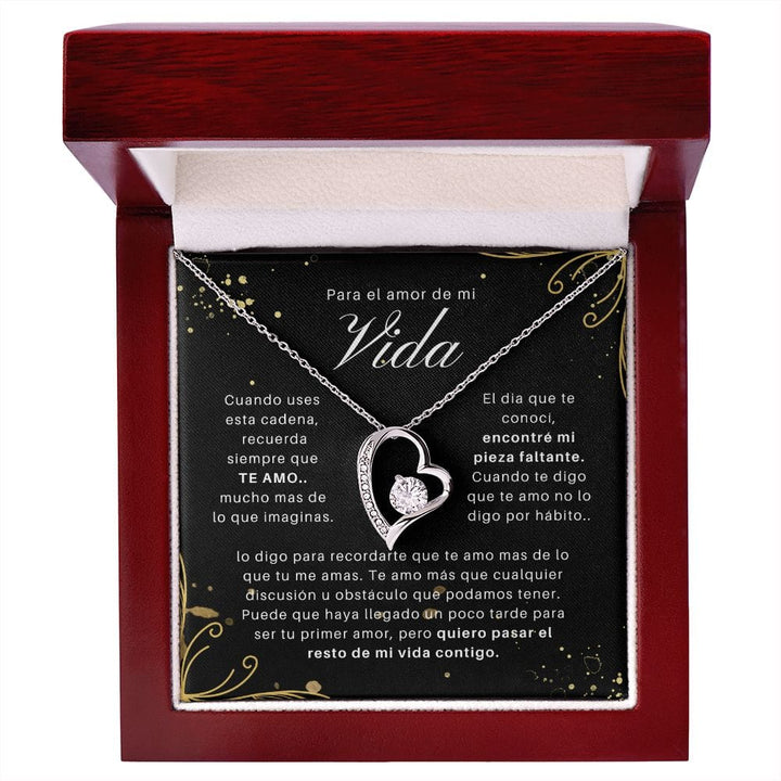 Regalo Para Novia/Esposa | Te Amo Mucho | Collar Amor para siempre