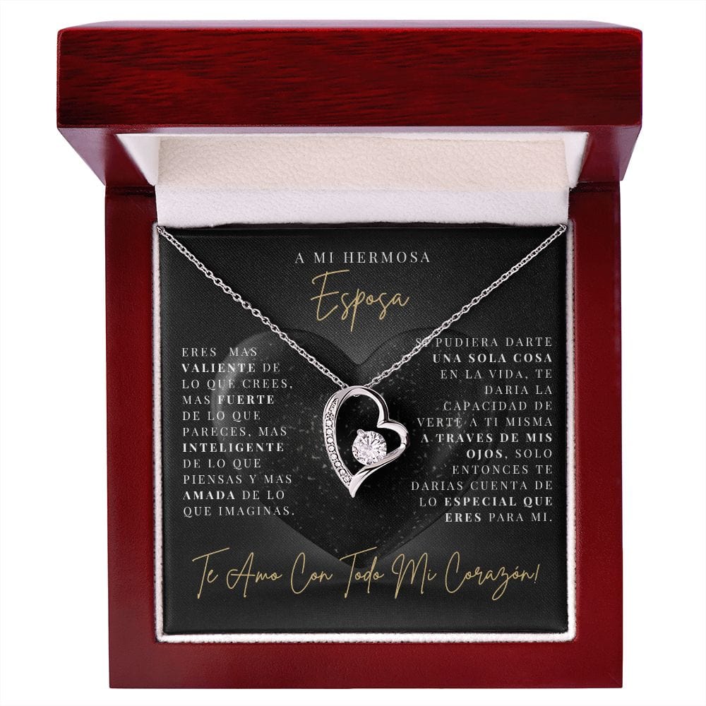 Regalo Para Esposa | Eres mi todo | Collar Amor para siempre