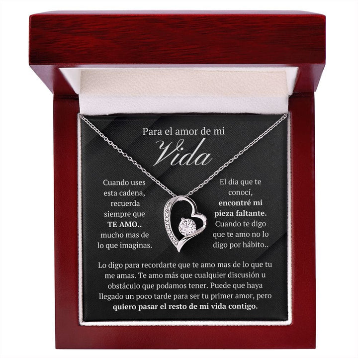 Regalo Para Novia/Esposa | Te Amo | Collar Amor para siempre