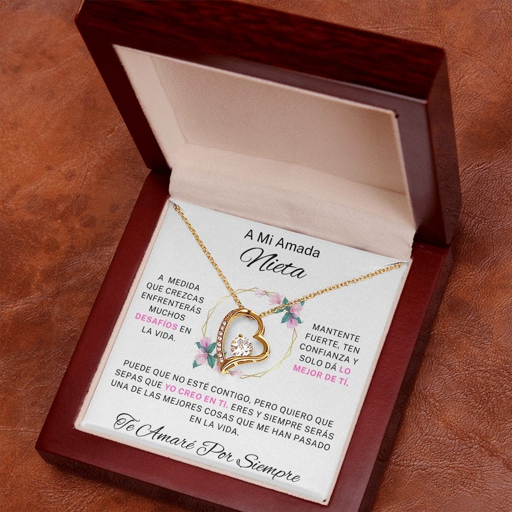 A Mi Amada Nieta - Forever Love Necklace - 154FL
