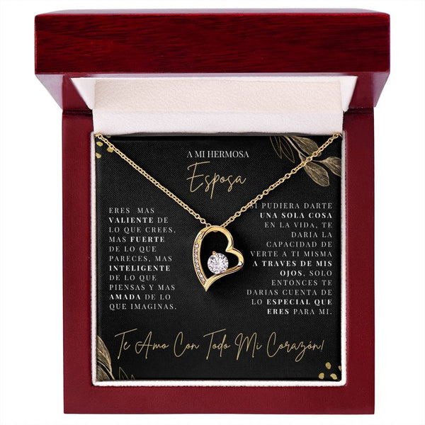 Regalo Para Esposa | Hermosa Esposa | Collar Amor para siempre