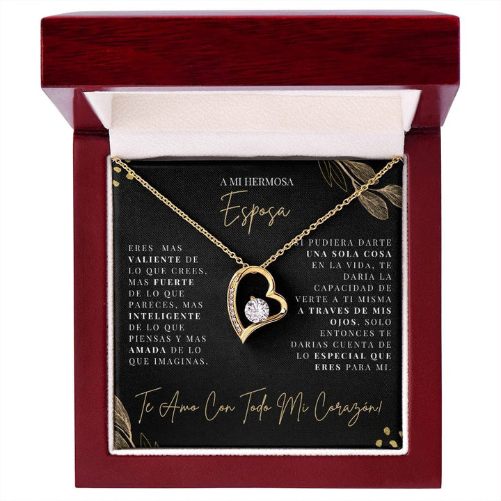 Regalo Para Esposa | Hermosa Esposa | Collar Amor para siempre