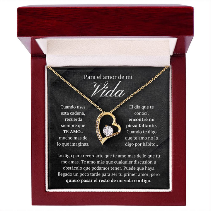Regalo Para Novia/Esposa | Te Amo | Collar Amor para siempre