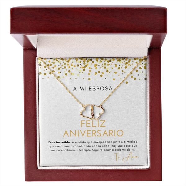 A Mi Esposa Feliz Aniversario - Everlasting Love Necklace