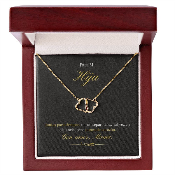 Regalo para hija | Siempre serás mi niña | Collar eterno para siempre