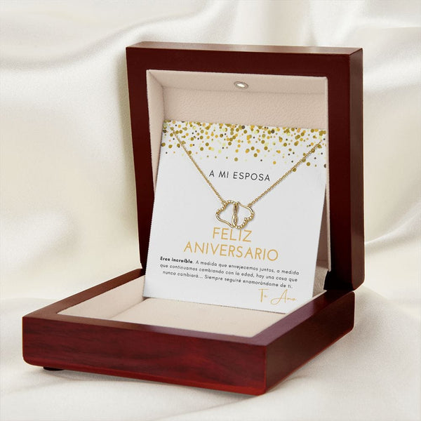 A Mi Esposa Feliz Aniversario - Everlasting Love Necklace