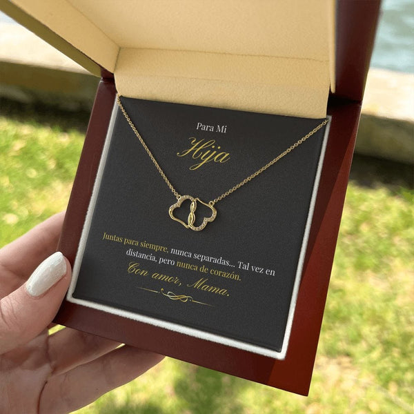 Regalo para hija | Siempre serás mi niña | Collar eterno para siempre