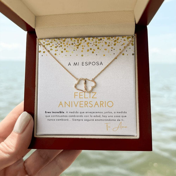 A Mi Esposa Feliz Aniversario - Everlasting Love Necklace