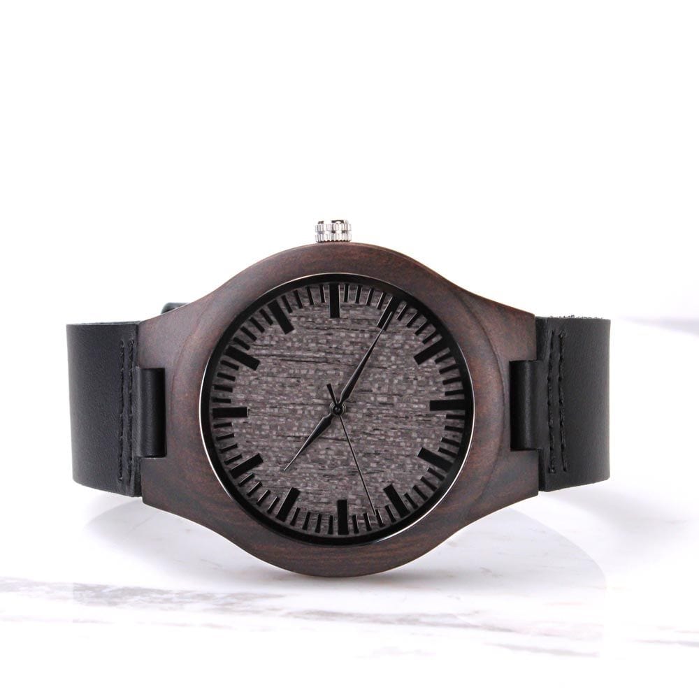 Para Mi Novio - Engraved Wooden Watch - WW101