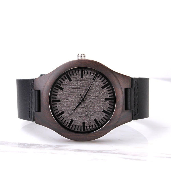 Para Mi Novio - Engraved Wooden Watch - WW101