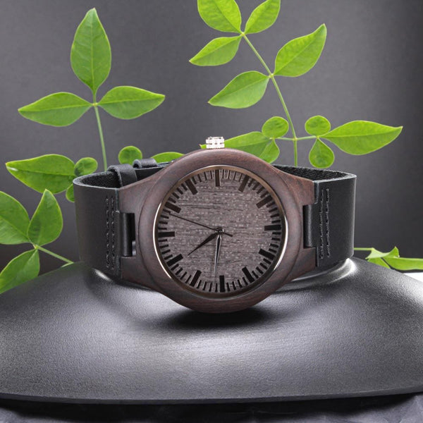 Husband Your Are My Greatest Gift - Engraved Wooden Watch - WW100-1