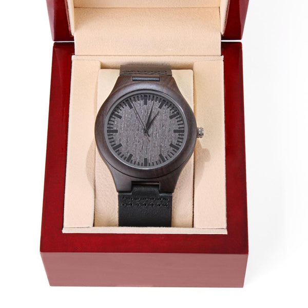 Para Mi Novio - Engraved Wooden Watch - WW101
