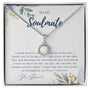 To My Soulmate - I Thank God For Having Found Us - Eternal Hope Necklace