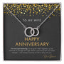 To My Wife - Happy Anniversary - You Are Just Amazing - Perfect Pair Necklace