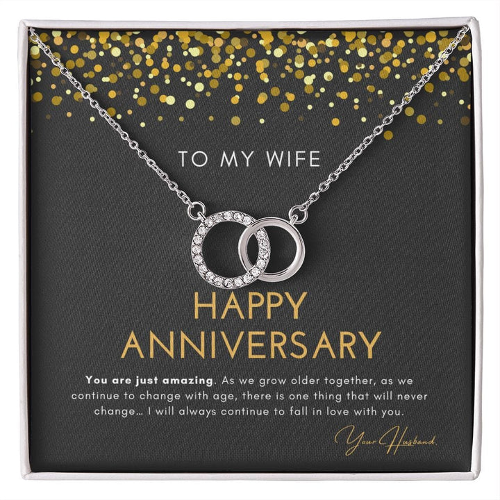 To My Wife - Happy Anniversary - You Are Just Amazing - Perfect Pair Necklace
