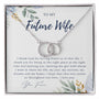 To My Future Wife - I Thank God For Having found Us - Perfect Pair Necklace