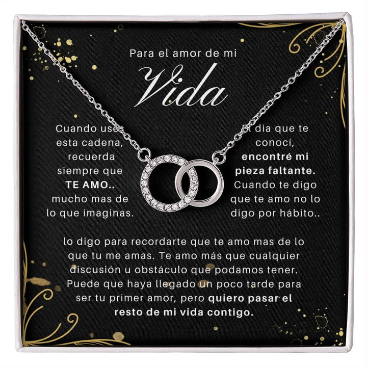 Regalo Para Novia/Esposa | Mi Vida | Collar de Pareja Perfecta