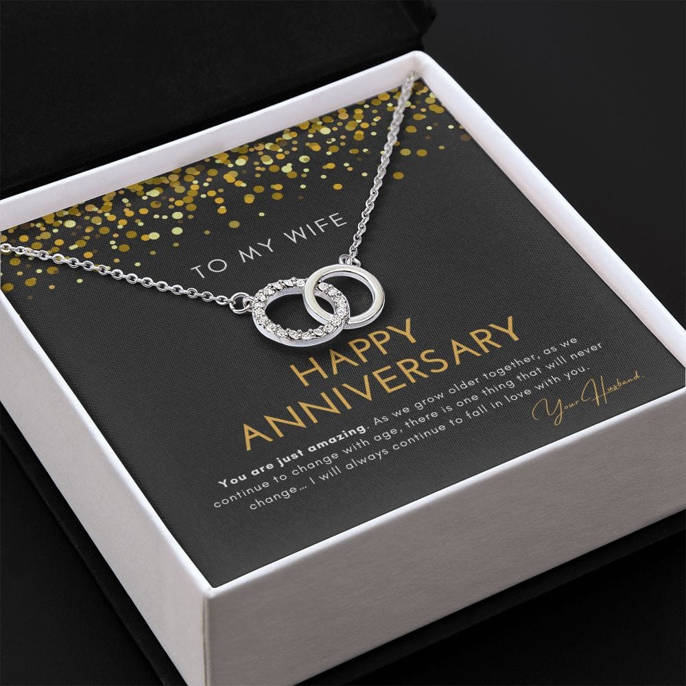 To My Wife - Happy Anniversary - You Are Just Amazing - Perfect Pair Necklace
