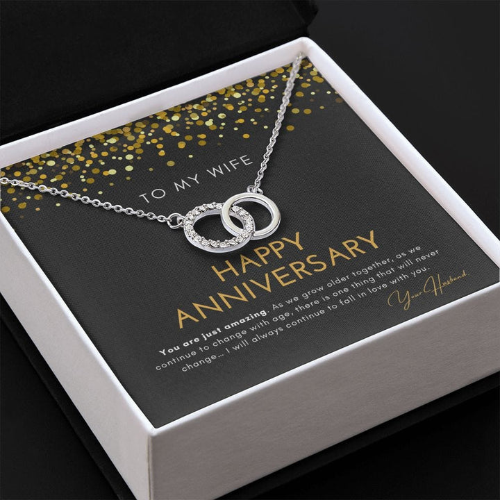 To My Wife - Happy Anniversary - You Are Just Amazing - Perfect Pair Necklace