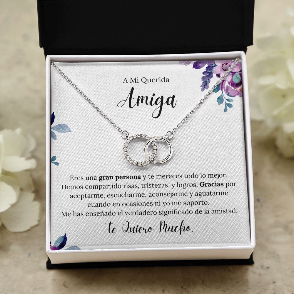 Regalo para Amiga | Gracias por todo siempre | Collar «Pareja Perfecta»