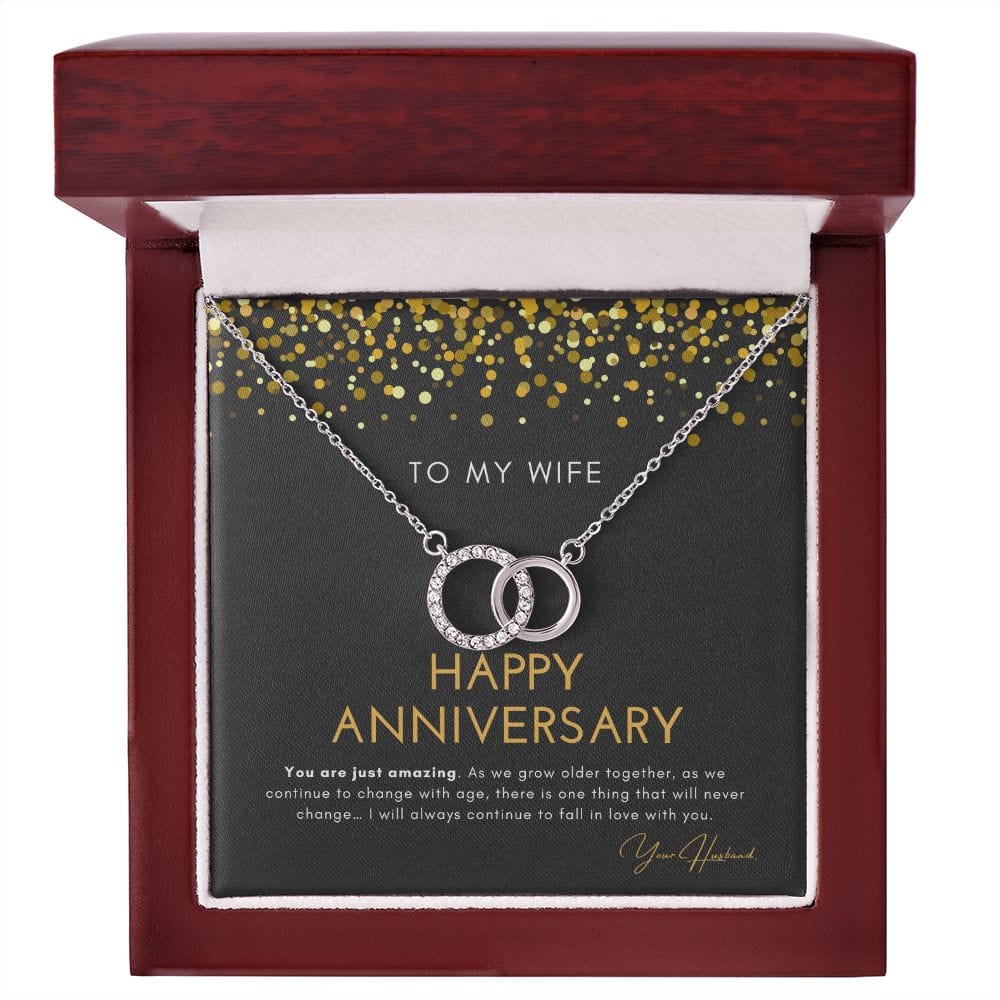 To My Wife - Happy Anniversary - You Are Just Amazing - Perfect Pair Necklace