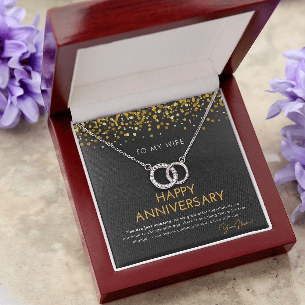 To My Wife - Happy Anniversary - You Are Just Amazing - Perfect Pair Necklace
