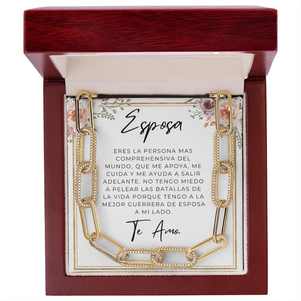 Regalo Para Esposa | Te Amo | Collar Cadena Para Siempre