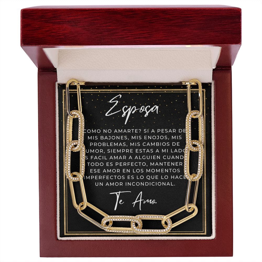 Regalo Para Esposa | Mi Vida | Collar Cadena Para Siempre