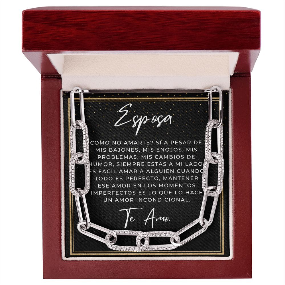 Regalo Para Esposa | Mi Vida | Collar Cadena Para Siempre