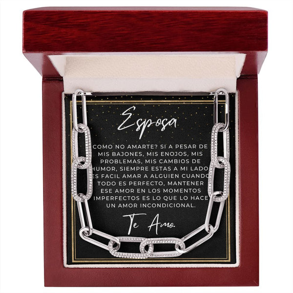 Regalo Para Esposa | Mi Vida | Collar Cadena Para Siempre