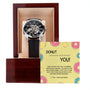 To My Boyfriend - Donut Know What I'D Do Without You - Men's Openwork Watch