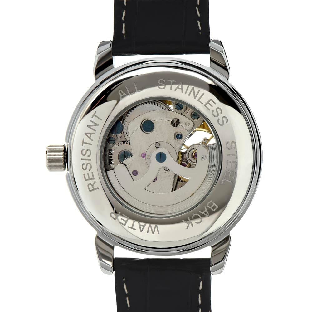 To My Future Husband - I Will Choose You Over And Over - Men's Openwork Watch