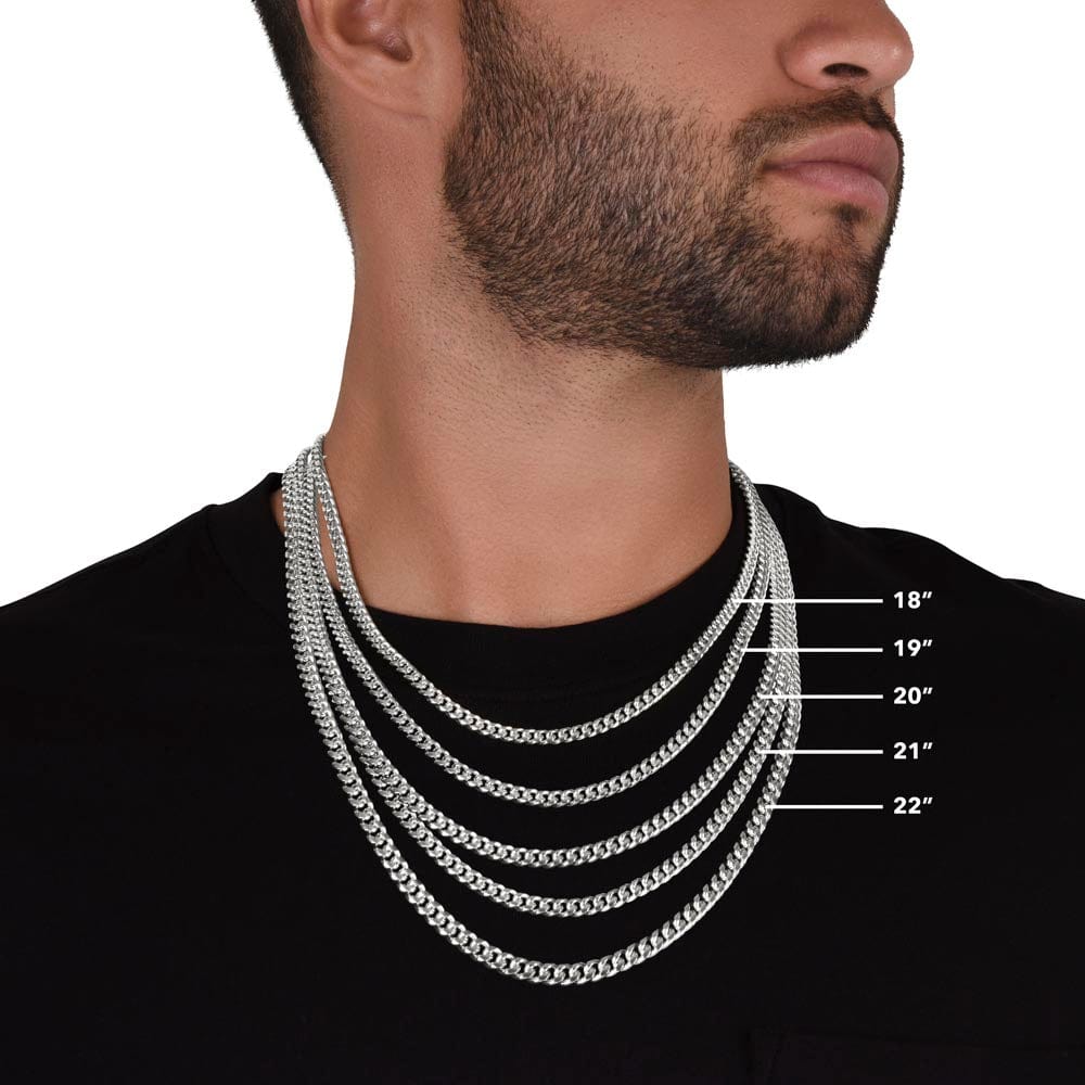 Regalo para Hijo | Mi Orgullo | Cadena de Eslabones Cubanos