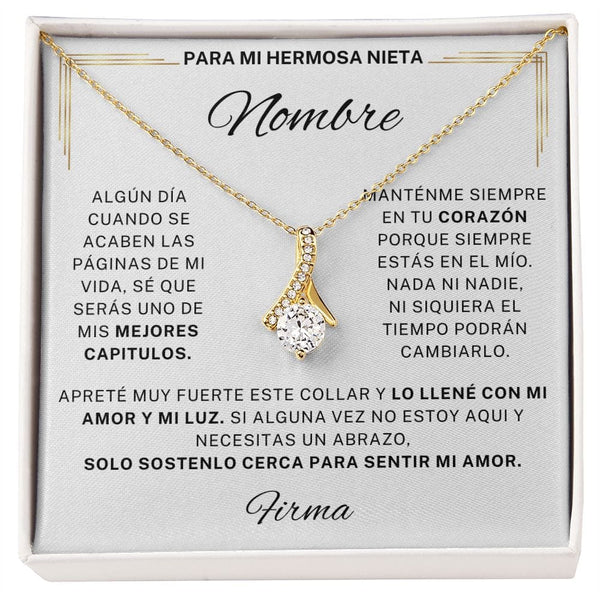 Regalo Para Nieta | Mi amor no cambia | Collar Alluring Beauty